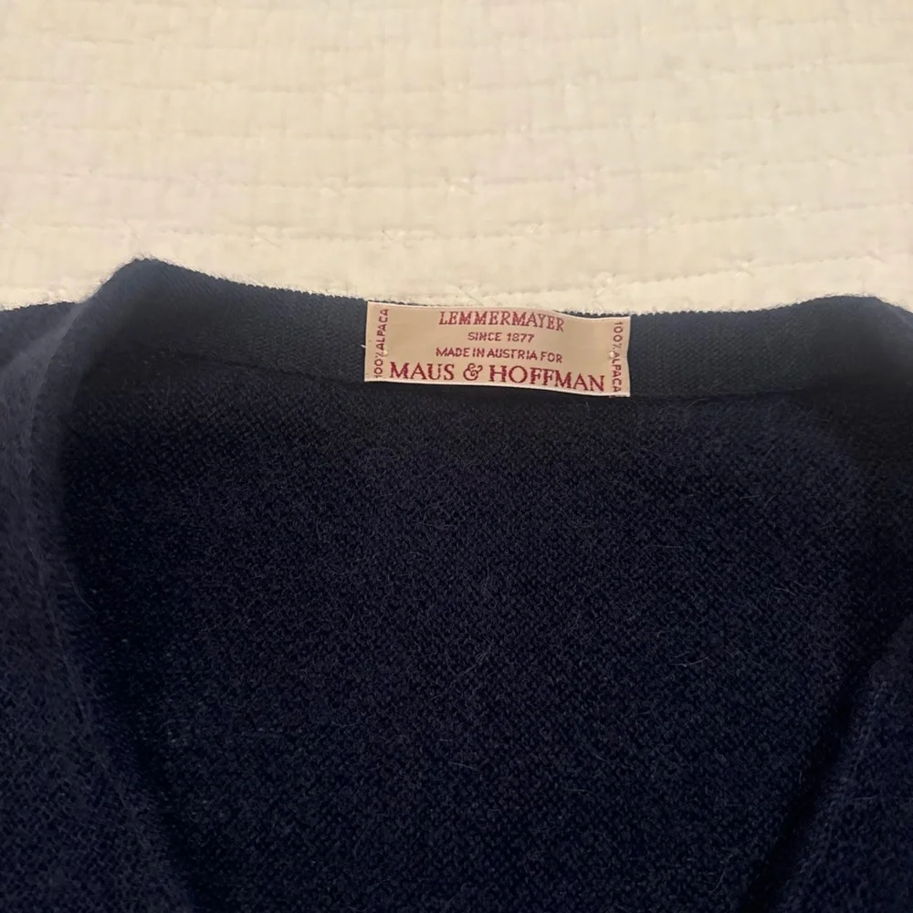 Premium Men's Lemmermayer Alpaca Cardigan - Picture 2 of 5